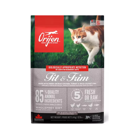 Сухий корм для кішок Orijen Fit&trim 5.4 кг (0064992284541)