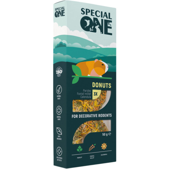 Вітаміни для гризунів Special One «Петрушка, чумиза, календула» 50 г (4823082425211)