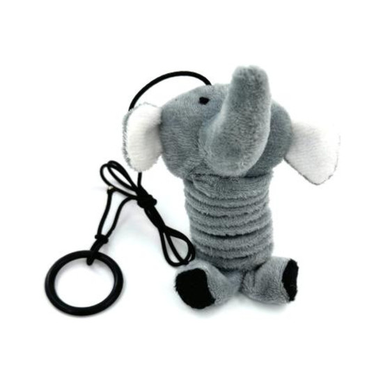 Іграшка для котів Hippie Pet Слоник з мотузкою 14 см (HIPCT2304005-2)