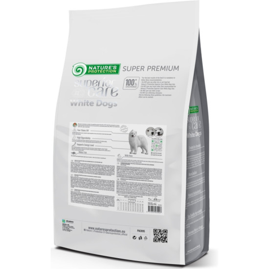 Сухий корм для собак Nature's Protection Superior Care White Dogs White Fish Junior All Sizes 4 кг (NPSC47594)