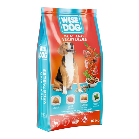 Сухий корм для собак Wise Dog With meat and vegetables 500 г (4820111141678)