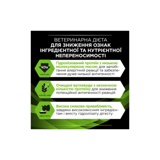Сухий корм для кішок Purina Pro Plan Veterinary Diets Hypoallergenic 1.3 кг (7613035154506)