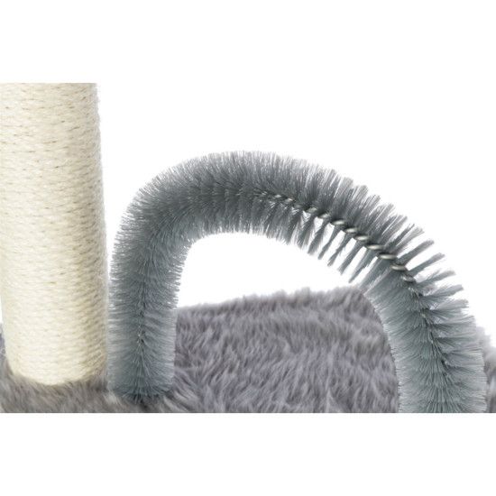 Дряпка (кігтеточка) для котів Trixie Baza зі щіткою 41х41х50 см сіра (4011905445489)