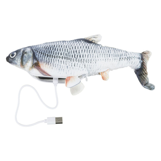 Іграшка для котів Trixie Риба що рухається Тканина Котяча м'ята 30 см (4047974457955)