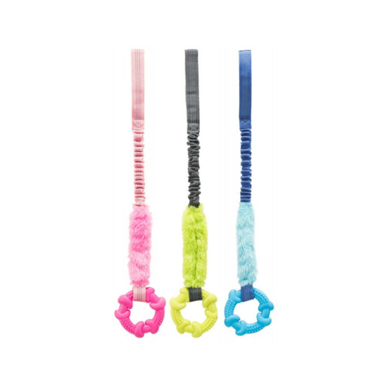 Іграшка для собак Trixie Bungee Tugger з кільцем 10/56 см (4011905328683)