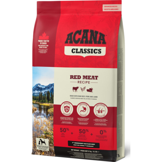 Сухий корм для собак ACANA Red Meat Recipe 9.7 кг (0064992561123)