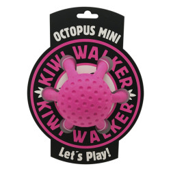 Іграшка для собак Kiwi Walker Восьминіг 13 см рожева (8596075002794)