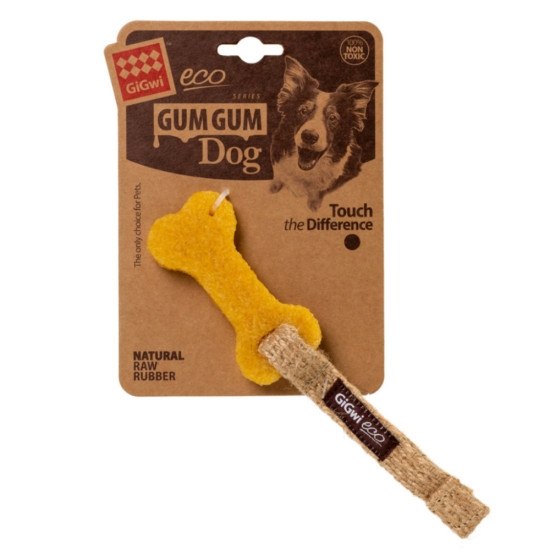 Іграшка для собак Collar GiGwi Gum gum Маленька кістка 9 см (75009)
