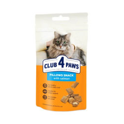 Ласощі для котів Club 4 Paws Подушечки з лососем 60 г (4820269145320)