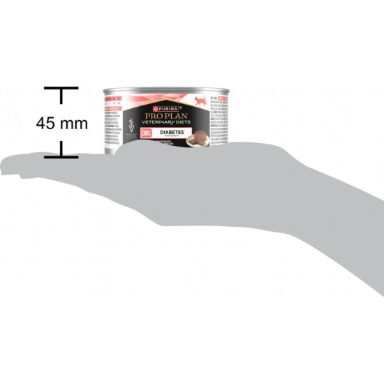 Вологий корм для кішок Purina Pro Plan Veterinary Diets DM ST/OX Diabetes Management Регулювання надходження глюкози 195 г (8445290105233)