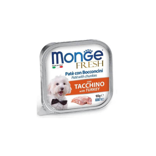 Консерви для собак Monge DOG FRESH індичка 100 г (8009470013024)