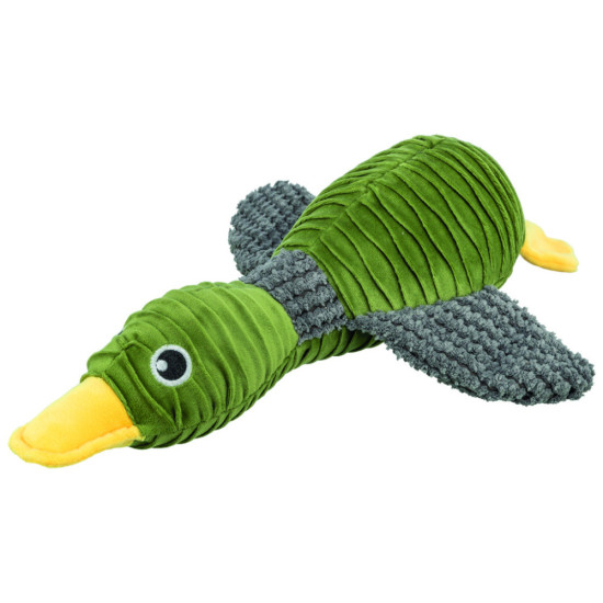 Іграшка для собак Trixie Качка плюшева З перероблених матеріалів 40 см (4011905360973)