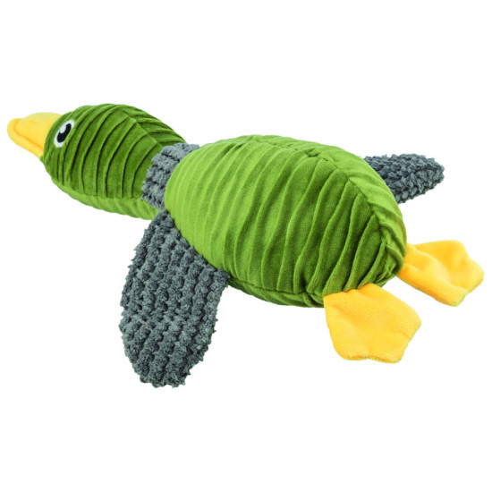 Іграшка для собак Trixie Качка плюшева З перероблених матеріалів 40 см (4011905360973)