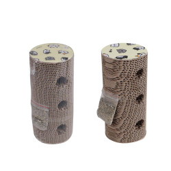 Дряпка (кігтеточка) для котів Eastland Колода з трьома отворами 9x20 cм (6970115703193)