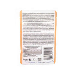 Вологий корм для кішок Monge BWild Cat Free Wet Sterilized лосось з креветками 85 г (8009470012782)