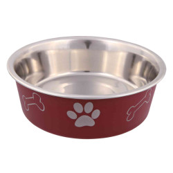 Посуд для собак Trixie Миска металева 450 мл/14 см (кольори в асортименті) (4011905252421)