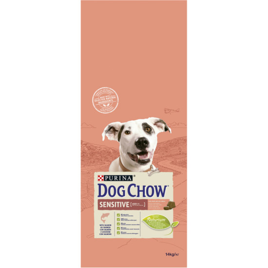 Сухий корм для собак Purina Dog Chow для дорослих, схильних до алергії собак з лососем 14 кг (7613034488244)
