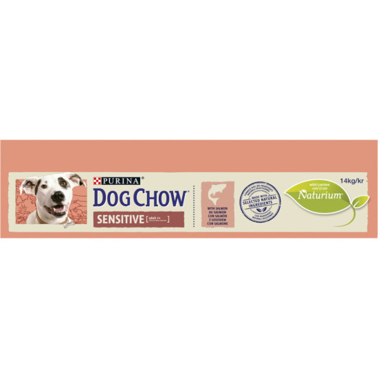 Сухий корм для собак Purina Dog Chow для дорослих, схильних до алергії собак з лососем 14 кг (7613034488244)