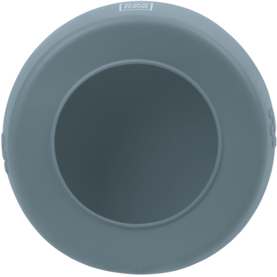 Посуд для собак WAUDOG Silicone Миска-непроливайка 1 л сіра (507911)