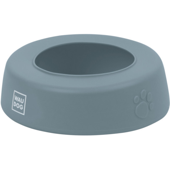 Посуд для собак WAUDOG Silicone Миска-непроливайка 1 л сіра (507911)