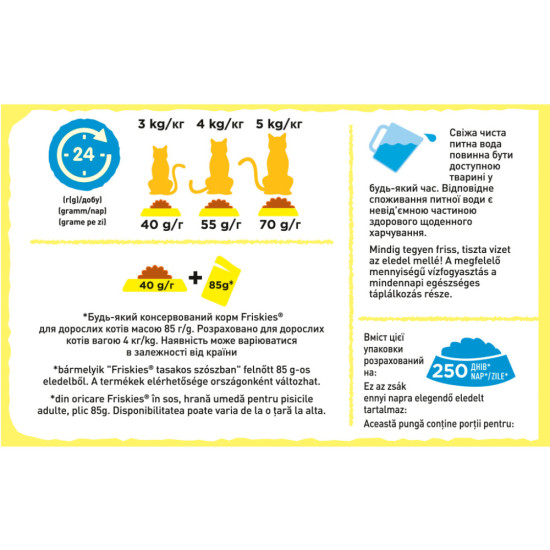 Сухий корм для кішок Purina Friskies Sterile з лососем і овочами 10 кг (7613033205064)