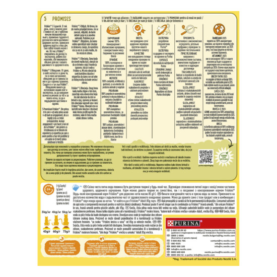 Сухий корм для кішок Purina Friskies з куркою та овочами 300 г (7613031868247)