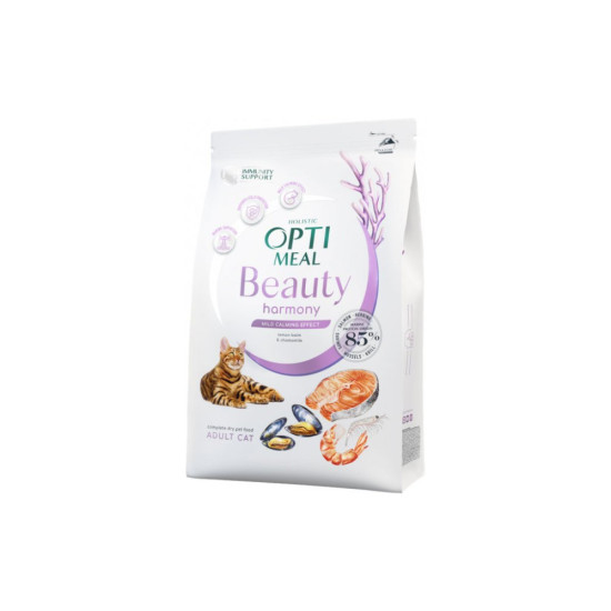 Сухий корм для кішок Optimeal Beauty Harmony беззерновий на основі морепродуктів 4 кг (4820215366069)