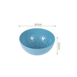 Посуд для собак WahoPet Миска для повільного годування 200 мл блакитна (2700000023679)