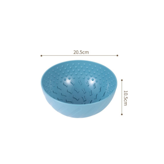 Посуд для собак WahoPet Миска для повільного годування 200 мл блакитна (2700000023679)