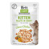 Вологий корм для кішок Brit Care Cat Fillets in Gravy Choice Chicken філе в соусі з куркою 85 г (8595602565320)