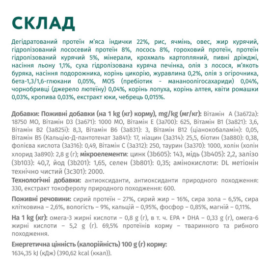 Сухий корм для собак Optimeal для мініатюрних порід з високим вмістом лосося 700 г (4820269140011)