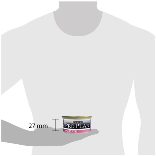 Вологий корм для кішок Purina Pro Plan Delicate З індичкою 85 г (8445290173317)