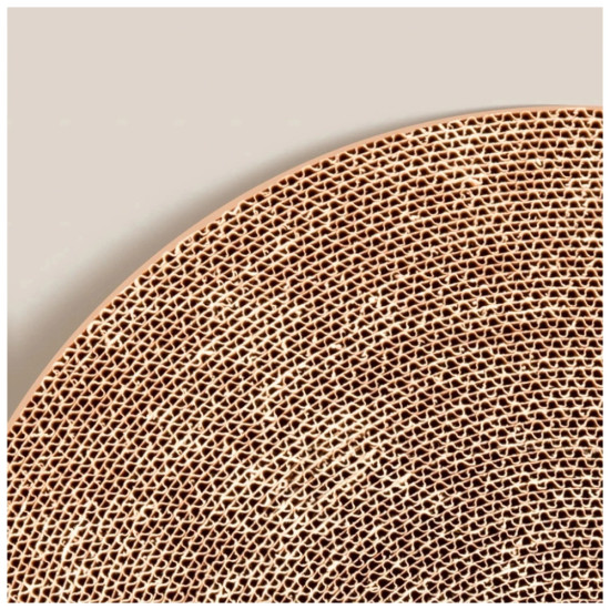 Дряпка (кігтеточка) для котів Lapka Скрапер «2-в-1» Кругла (LPK-17)