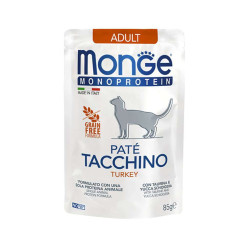 Паштет для котів Monge Cat Monoprotein Adult індичка 85 г (8009470013734)