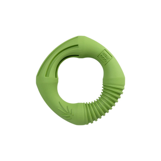 Іграшка для собак WAUDOG Fun Natural Кільце 12 см зелена (621218)