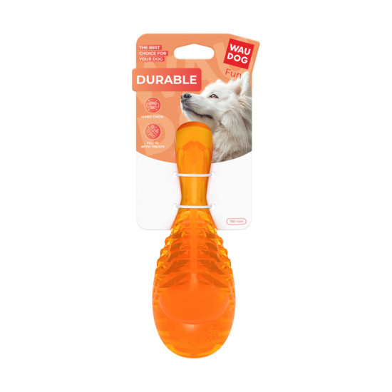 Іграшка для собак WAUDOG Fun Durable Гомілка 190 мм помаранчева (62154)