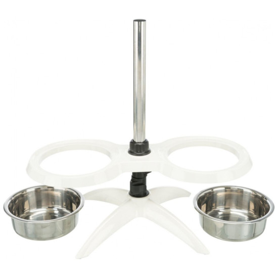 Посуд для собак Trixie на регульованій підставці (4011905250076)