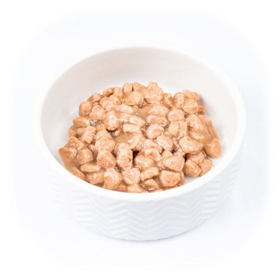 Вологий корм для кішок Brit Premium з лососем для стерилізованих 100 г (8595602548460)