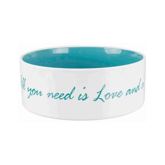 Посуд для собак Trixie Pet's Home 300 мл/12 см (бірюзовий) (4011905250502)