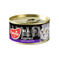 Паштет для котів Carnie м'ясний з індичкою 100 г (4820255190068)