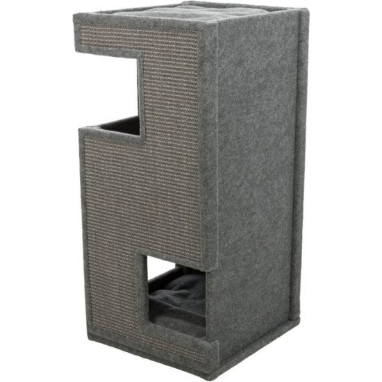 Дряпка (кігтеточка) для котів Trixie Gabriel Башта 38х38х78 см сіра (4011905449883)