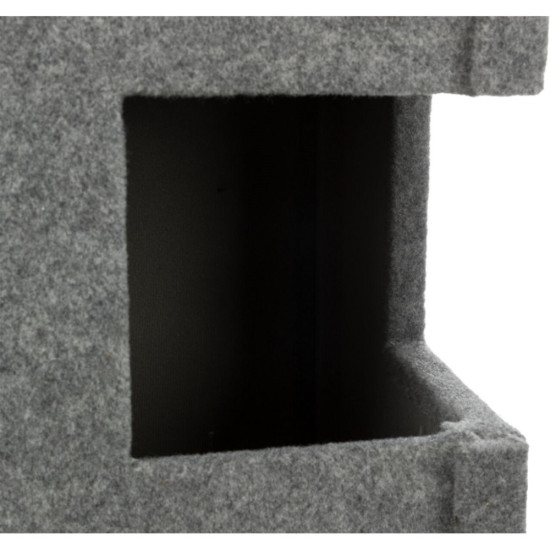 Дряпка (кігтеточка) для котів Trixie Gabriel Башта 38х38х78 см сіра (4011905449883)