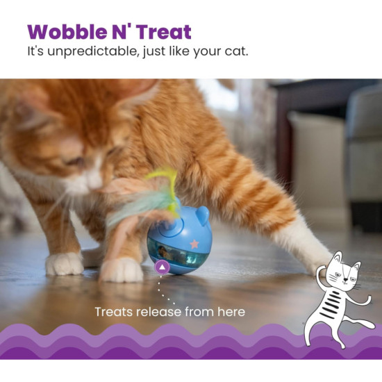 Іграшка для котів Outward Hound Миша блакитна (0700603695879)