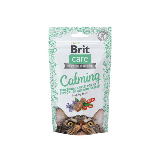Ласощі для котів Brit Care Cat Snack Calming з куркою 50 г (8595602555765)