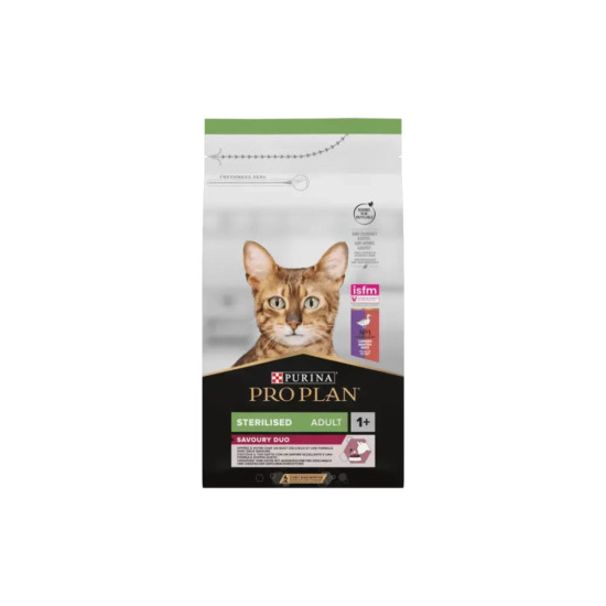 Сухий корм для кішок Purina Pro Plan для стерилізованих/кастрованих з качкою і печінкою 1.5 кг (7613036732369)