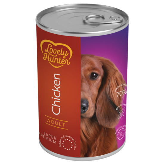 Консерви для собак Lovely Hunter Adult Chicken 800 г (LHU45623)