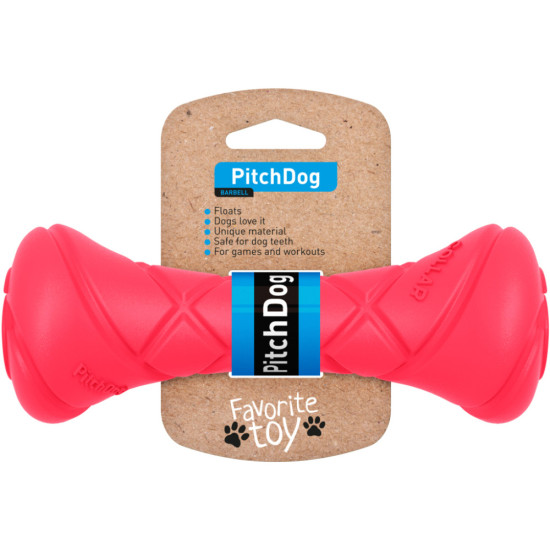 Іграшка для собак Collar PitchDog гантель для апорту 19 см рожева (62397)