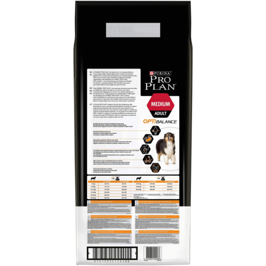 Сухий корм для собак Purina Pro Plan Dog Medium Adult з куркою 14 кг (7613035120488)
