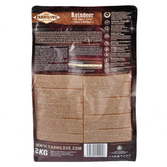 Сухий корм для кішок Carnilove Cat Energy and Outdoor 2 кг (8595602512256)