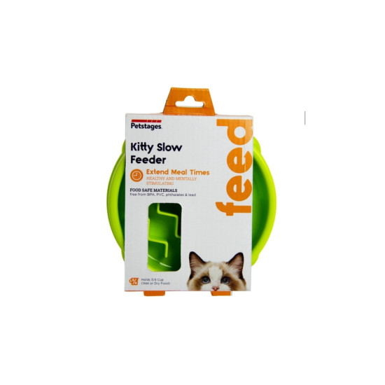 Посуд для собак Outward Hound Миска-лабіринт Fun Feeder хвиля XS салатова (0700603697170)